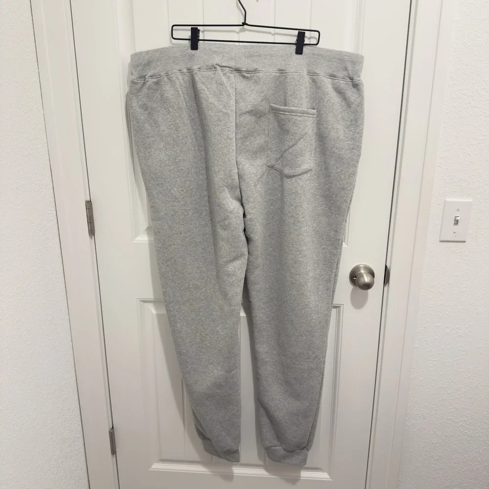 Akademiks Mens Gray Drawstring Sweatpants Cuff Bottom Size 5XL